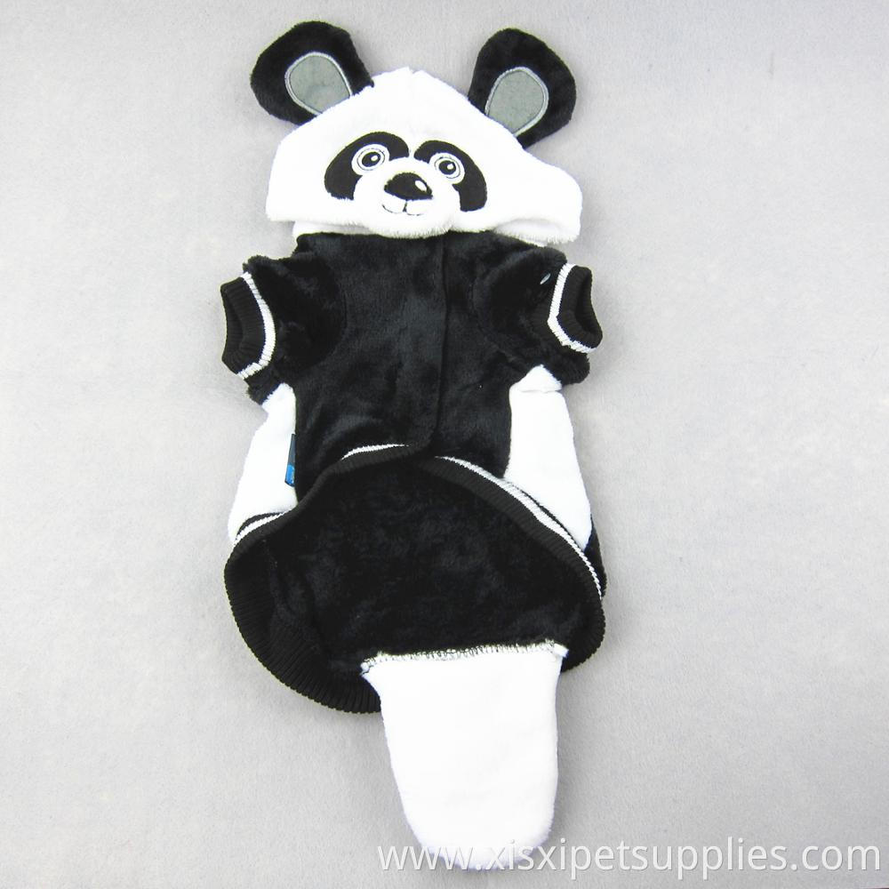 Pet Apparel & Accessories pet winter panda coat dogs fashion clothes